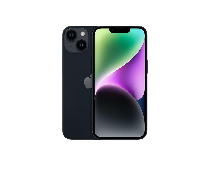 Apple iPhone 14 Pro, Dual SIM, 128GB, 6GB RAM, 6.1" Display, 5G, 48MP+12MP Cameras, Face ID – Deep Purple/Black, 3200mAh Battery
