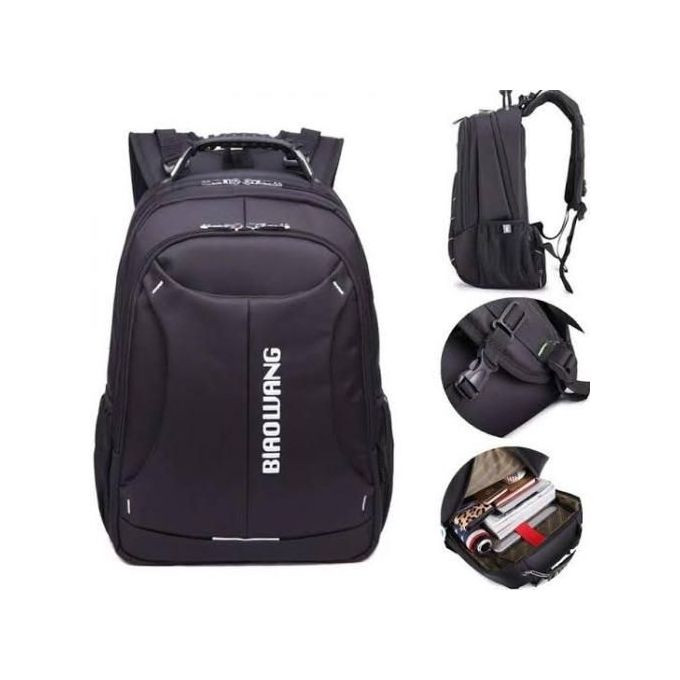 Biaowang Anti-theft Laptop Multipurpose Bag -Black