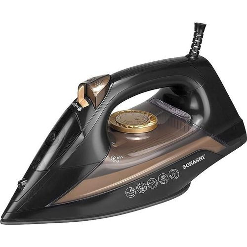 Steam Iron With Large Tank And Burst Function-Multicolour