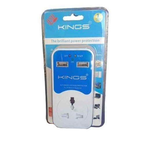 Guard With Usb Port For Protecting Appliances Against High Voltages-White