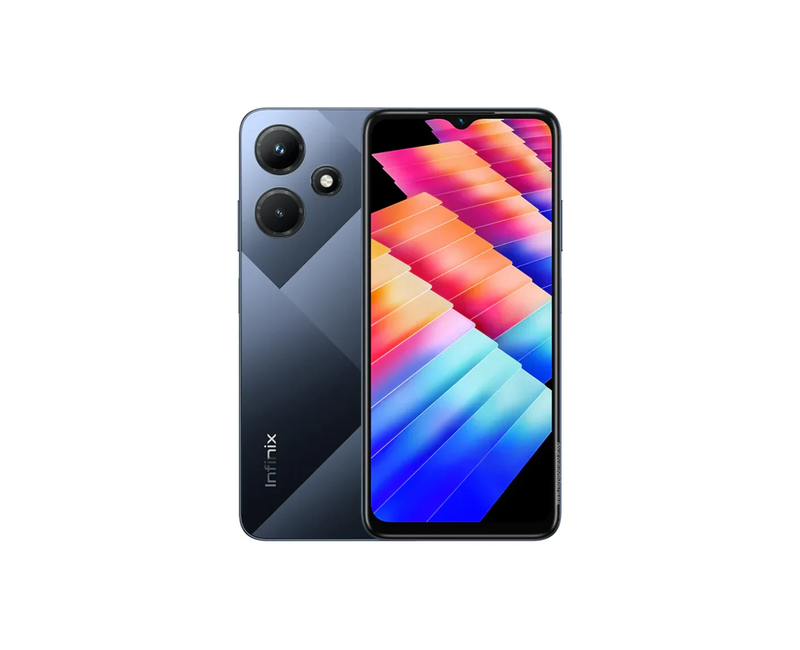 Infinix Hot 30 Play 8GB RAM 128GB ROM 6.82" HD+ 13MP Dual Cam 8MP Front 6000mAh - Mirror Black