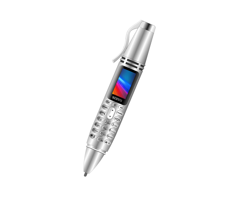GSM Mobile Phone Pen - Silver