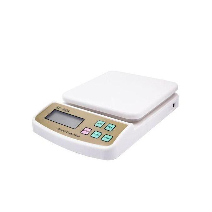 Digital Kitchen Weighing Scale - White