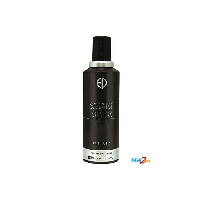 Backpack Smart Silver Deodorant Body Spray For Men- 200ml - Black