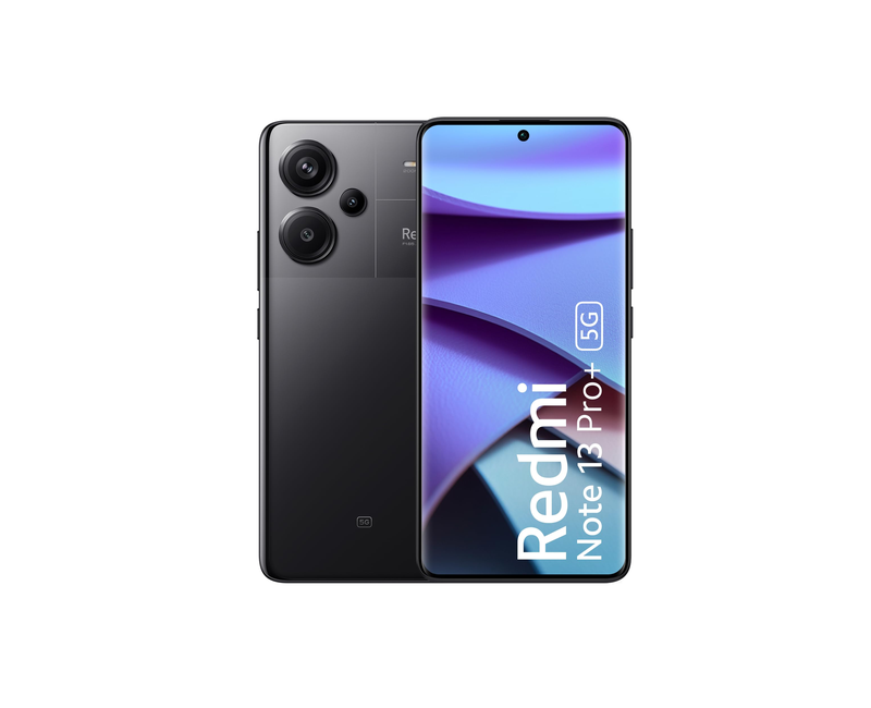Xiaomi Redmi Note 13 Pro+ 5G, 6.67" AMOLED 120Hz, 8GB RAM, 256GB ROM, 200MP Triple Camera, IP68 Water Resistant, 120W Fast Charging – Black