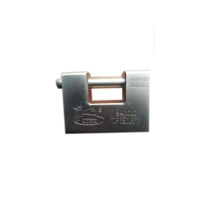 Professional Armoured Top Security Padlock 94mm - Silver