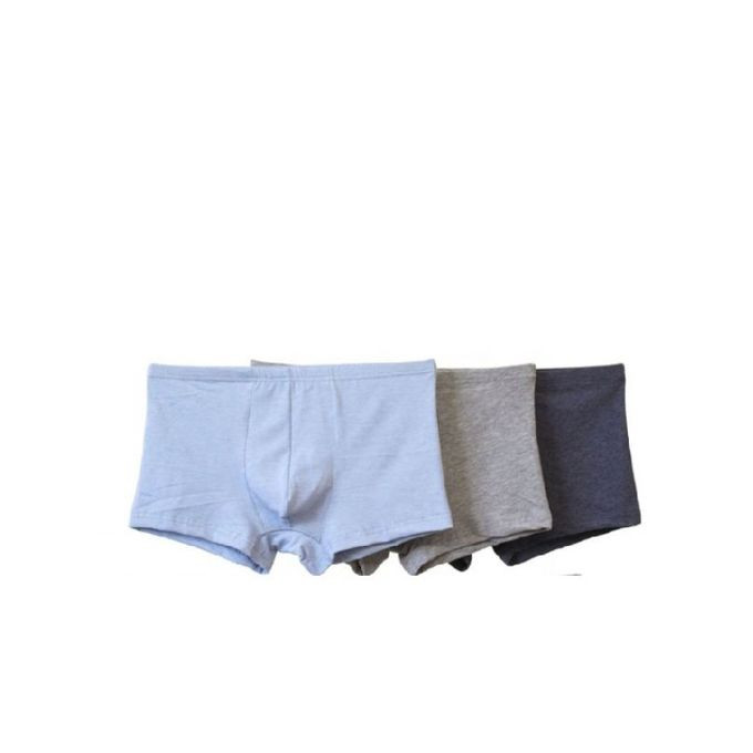 3 Pack of Men's Cotton Boxer Briefs - Assorted colors 1045133 - Generic