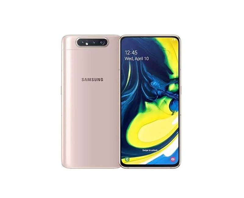 Samsung Galaxy A80 – 6.7" AMOLED Display, 8GB RAM, 128GB Storage, 3700mAh Battery, Rotating Triple Camera (48MP), Dual SIM – Smartphone