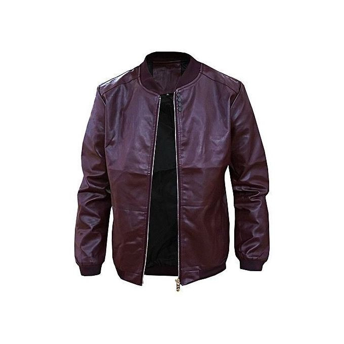 Men s Long Sleeved Jacket - Maroon