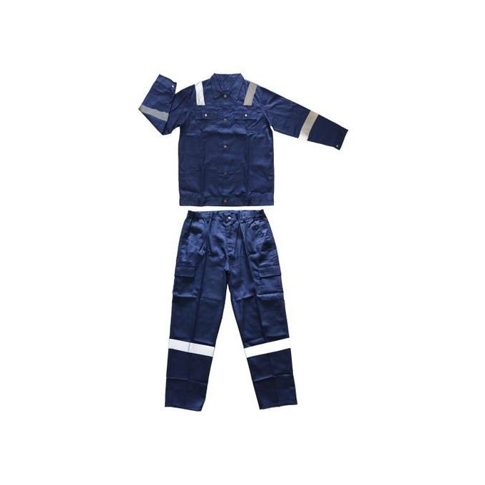 Engineers Suit Coat With Reflector & A Trouser - Blue 1045133 - Generic