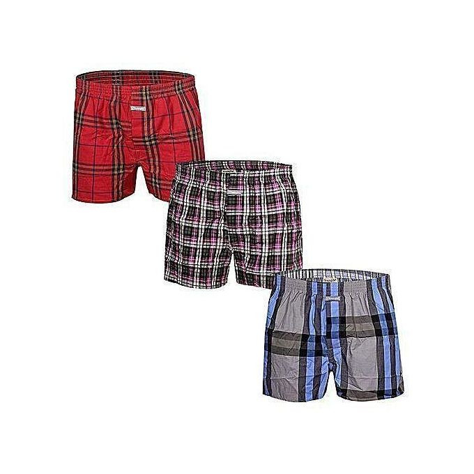 3 Pack of Men's Boxers - Multicolor