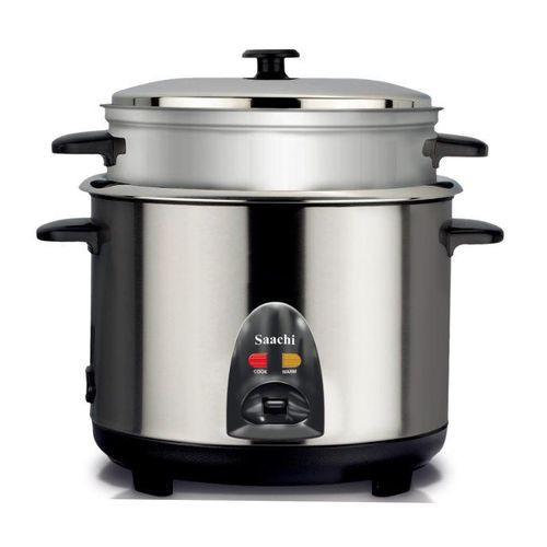 2.8-Litres Rice Cooker With Steaming Function And Of Upto 16 cups of Rice-Silver