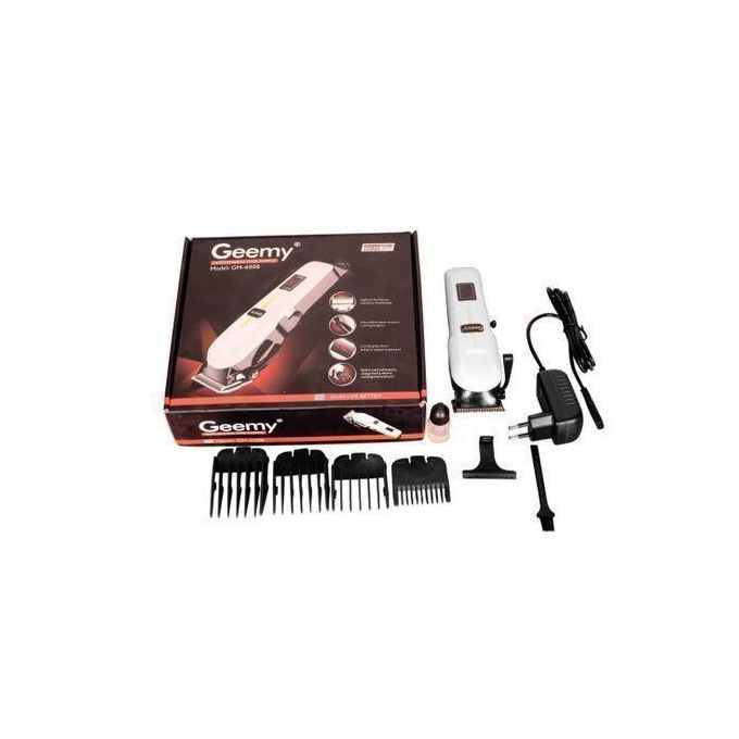 Rechargeable Cordless Shaving Machine With Battery Indicator - White