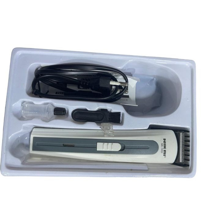 Nikai Electric Shaver Hair Trimmer Hair Clipper Shaving Machine Cutting Nose Beard Trimmer Men Razor-Black