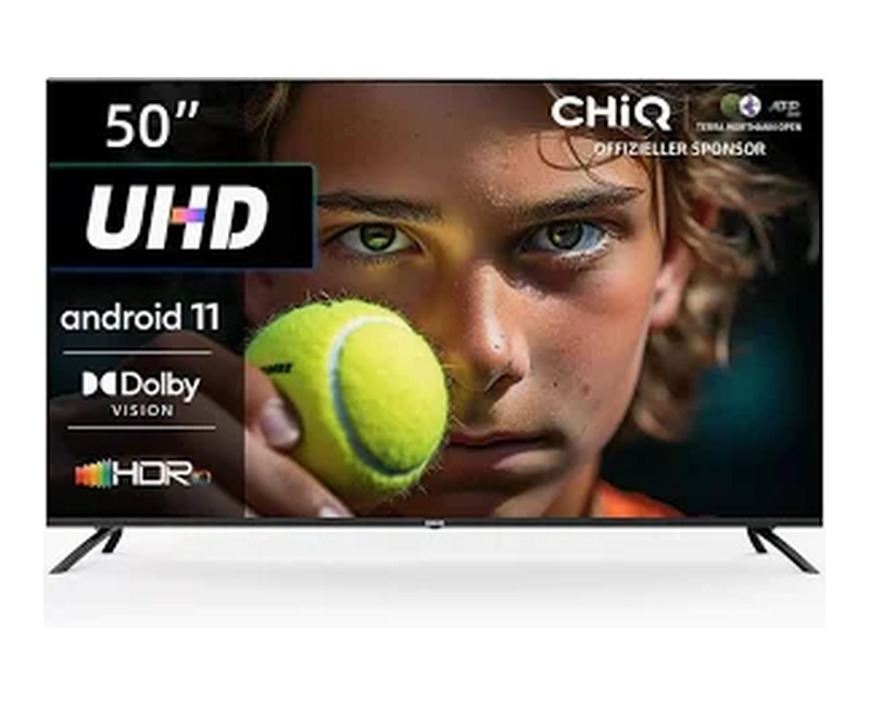 CHIQ 50 LED ANDROID 4K UHD SMART with FRAMELESS + BT