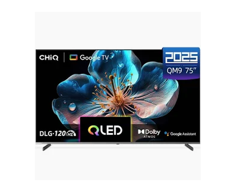 CHIQ 75 QLED LED ANDROID 4K UHD SMART with FRAMELESS + BT