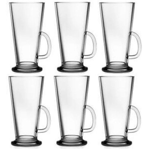 Lightbox 6 Pieces Of Irish Coffee Ice Cream Tea Glasses – Transparent