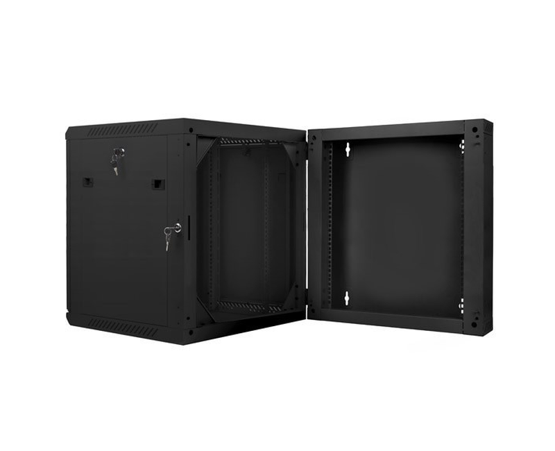 AICO RACK 12U 600X600 WALL MOUNT-Black