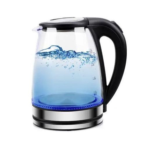 Electric Glass Kettle With Borosilicate Glass Of 1.8 Liters-Transparent