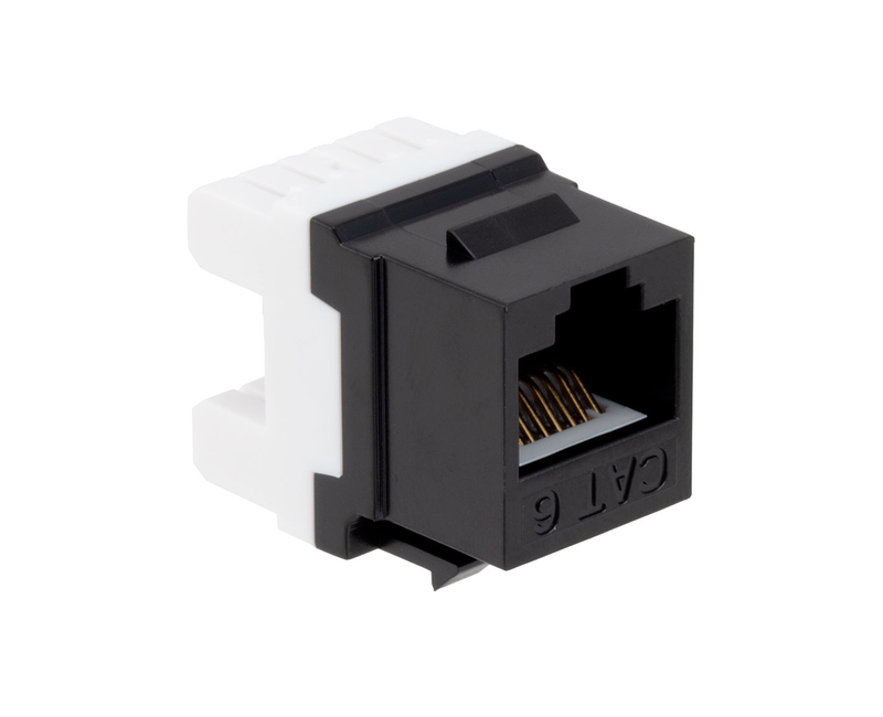AICO CAT6 KEYSTONE JACK-Black