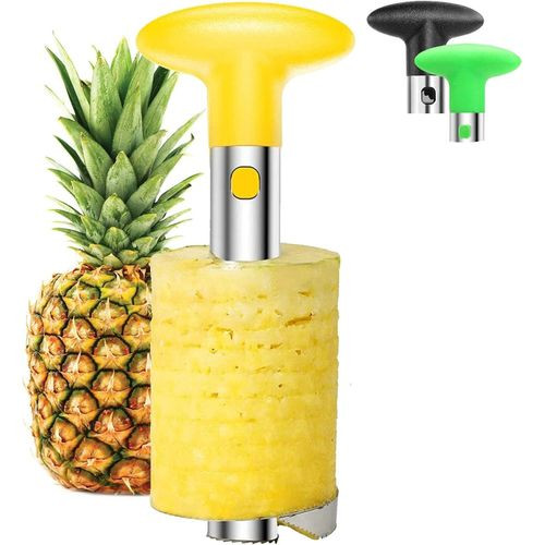 Pineapple Cutter, Pineapple Corer and Slicer Tool, DSafer Fruit Pineapple Peeler with Safe Material Stainless Steel 430 for Home and Kitchen - Multicolor