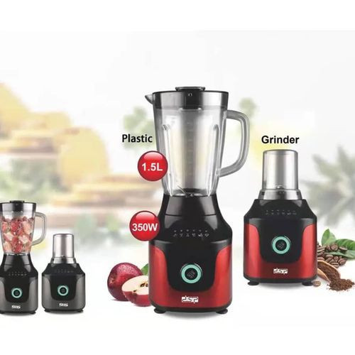 2 in 1 Super Ice Crusher Blender Grinder & Mill Grater With Unbreakable melamine Jar -Multicolor Dsp