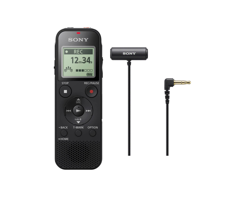 ICD-PX470 Stereo Digital Voice Recorder with Built-in USB Voice Recorder- Black Sony