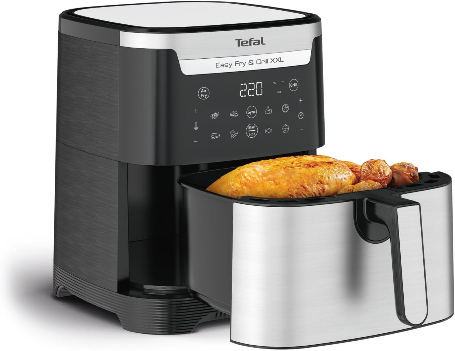 Tefal air fryer 6.5L Capacity with Grill 8 Auto Functions - EY801D27