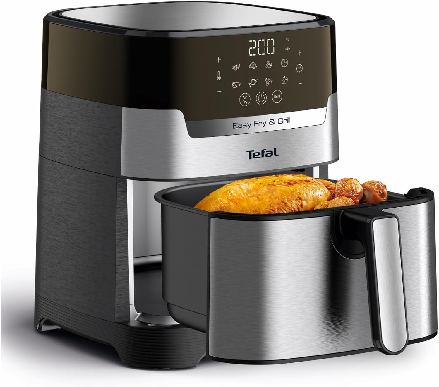 Tefal air fryer 4.2L Capacity 2in1 Airfryer & Grill 1400W - EY501827