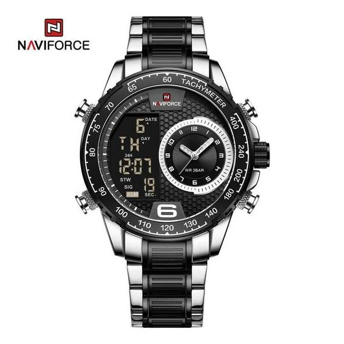 Men's Office And Casual Designer Watch - Silver, Black
