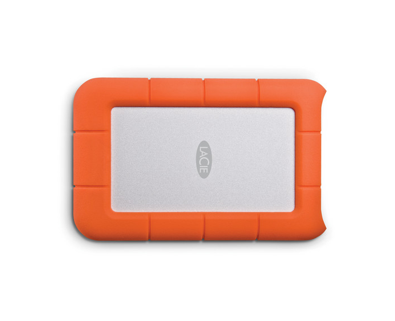 Rugged Thunderbolt USB-C 2TB External Hard Drive Portable HDD – USB 3.0 compatible, Drop Shock Dust Water Resistant, Mac and PC Computer Desktop Workstation Laptop, 1 Mo Adobe CC (STFS2000800) -Orange Lacie