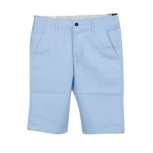 Men's Casual Khaki Shorts - Ocean Blue
