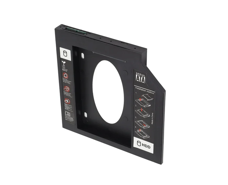 Opti 2nd HDD Caddy 3.0 HDD Case Enclosure -Black