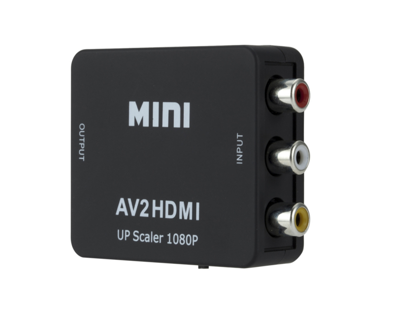 Mini AV To A HDMI Converter 1080P Box AV2HDMI Video Adapter