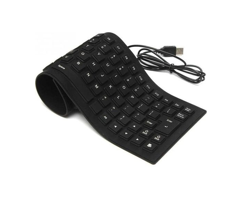 Flexible or Foldable wired Keyboard