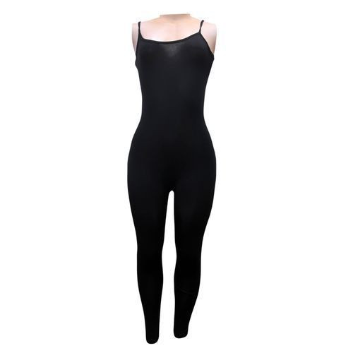 Women's Bodysuit Romper Jumpsuit One Piece - Black