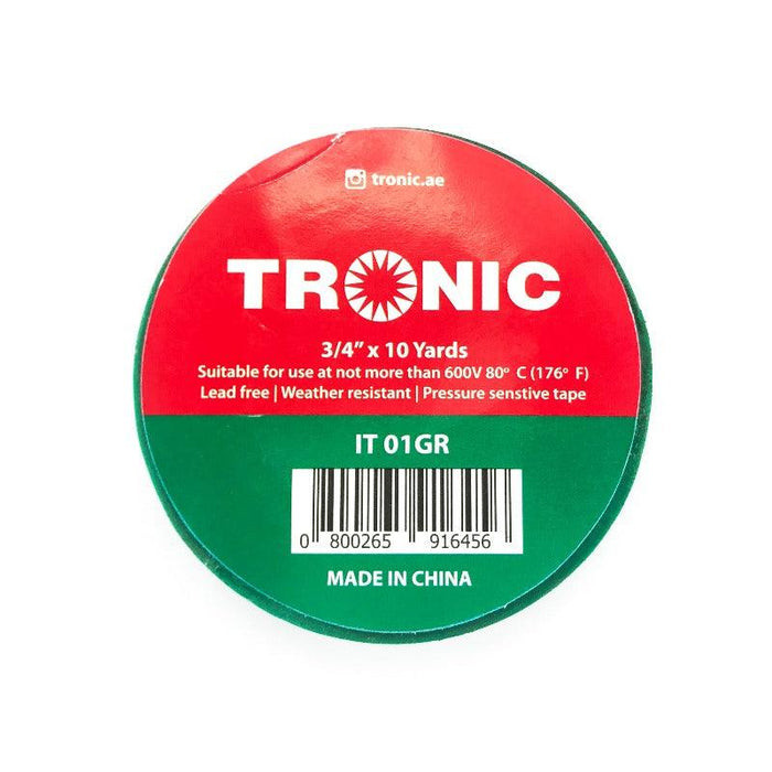Insulating Tape Green - Tronic IT 01GR