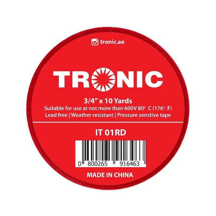 Insulating Tape Red - Tronic IT 01RD