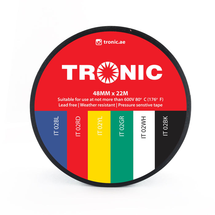 Insulating Tape Black -Tronic 2 IT 02BK