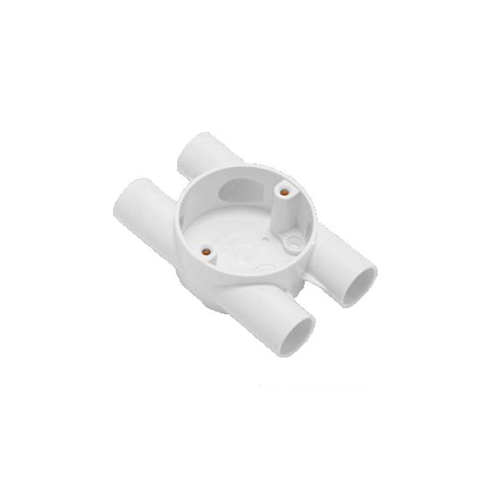 PVC Junction Box H Way - 20MM RED Tronic JBH20MM