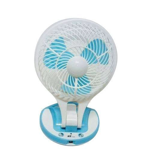 2 In 1 Rechargeable Table Fan - White