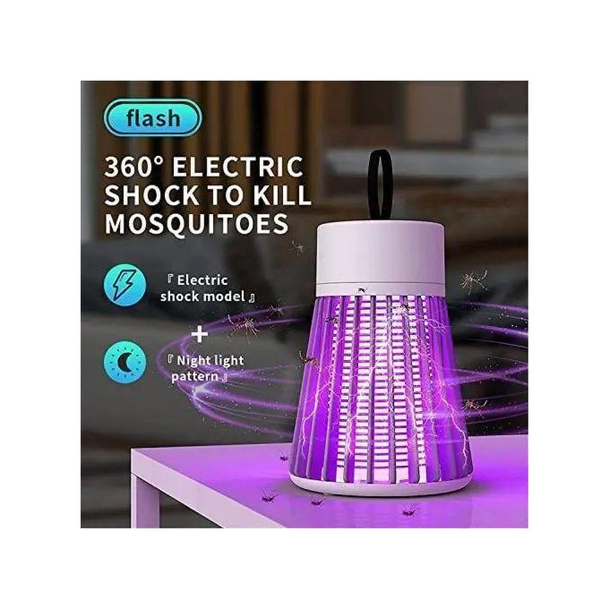 Electric Mosquito Killer Repellent Lamp - White