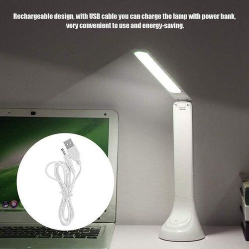 Folding  Rechargeable LED Lamp, Desk Lamp, Reading and Maintenance Lamp, Rechargeable USB Touch Table Lamp, 18 Anti-Glare High Brightness LED Lights