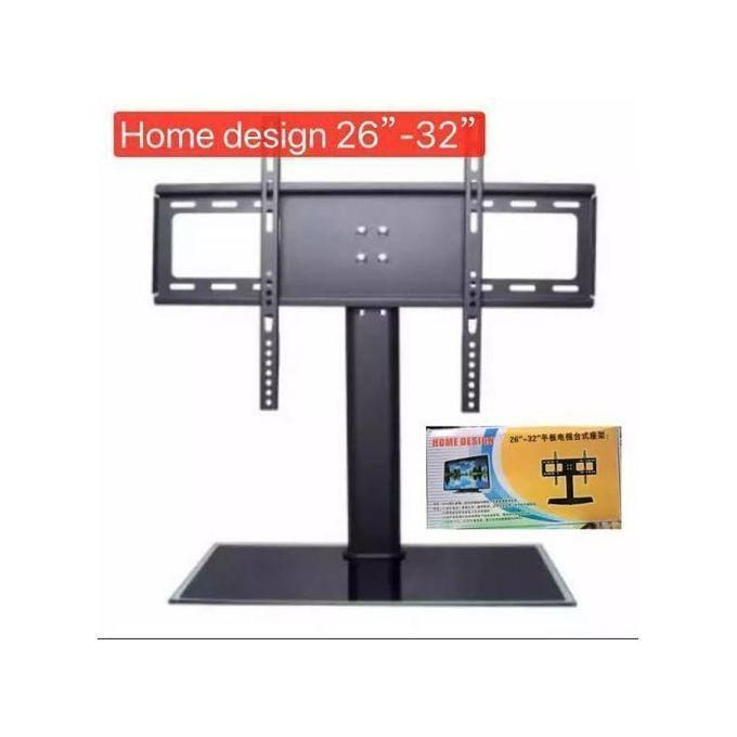 26-32 inch Universal-Flat Screen TV Table Bracket With Base-Black