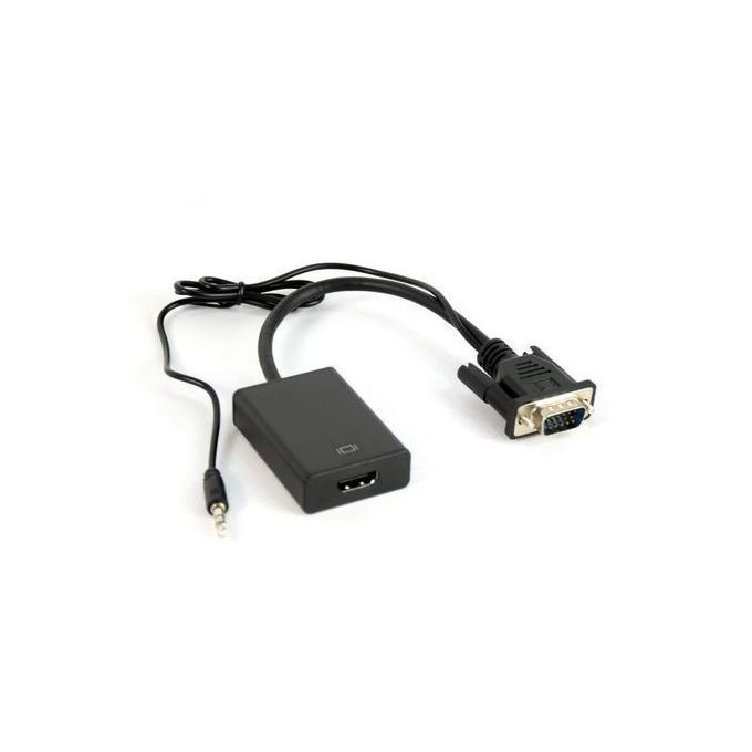 Original Accessories 1080P VGA Male to Female HDMI Converter - Black