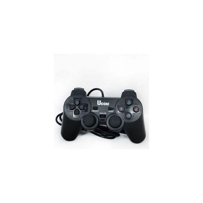 UCOM USB GamePad Single Controller Joystick For PC – Black