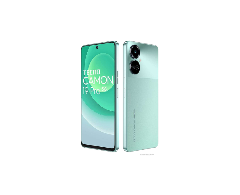 TECNO Camon 19 Pro (CK8n), 6.8″ FHD+ 120 Hz IPS LCD, 8 GB RAM, 256 GB ROM, 64 MP OIS Triple Rear Camera, 32 MP Selfie, 5000 mAh (33 W Flash Charge) – Green
