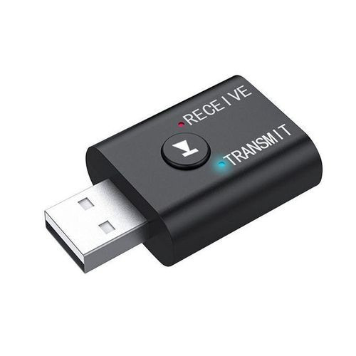 WIRELESS BLACK 2-in-1 AUDIO RECEIVER / TRANSMITTER BT-800