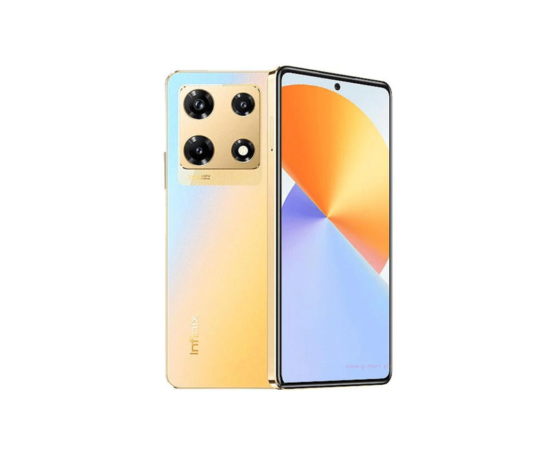 Infinix Note 30 Pro X678B, 6.78″ FHD+ AMOLED, 120Hz, 8GB RAM (+8GB Virtual), 256GB ROM, 108MP Triple Camera, 32MP Selfie, 5000mAh (68W Wired, 15W Wireless), Dual SIM 4G – Variable Gold