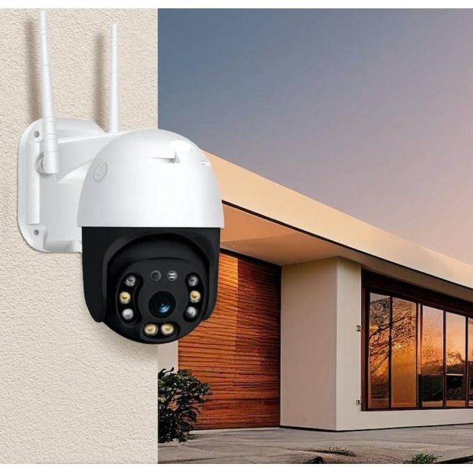 4G Mobile WiFi V380 Pro Inbuilt In Router Camera With Cat6 Connector Support Sim Card & Router-White